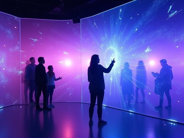 Interactive museum installation using dynamic sequences for Project Echo
